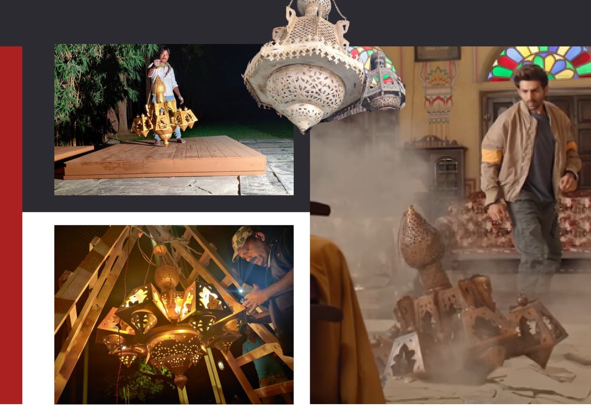 Floor-breaking Chandelier, Bhool Bhulaiya 2